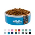 thumbnail image 1 of Master Pet Supply Stainless Steel Dog Bowls - 25 oz, Heavy Duty - True Blue, Double Wall Extra-Thick Insulated, Non-Slip Pet Water Bowl for Dogs, Cats & Pets, Anti Rust Metal, Dish Washer Safe, 1 of 1