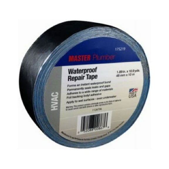 Master Plumber 1126787 1.89" x 10.9 Yard Silver Waterproofing Repair Tape - Quantity of 6
