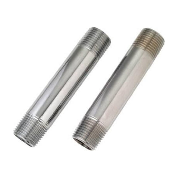 Master Plumber 165190 Nipple, Chrome, Male, 3/8 x 4-In., 2-Pk. - Quantity 5