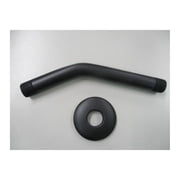 Master Plumber MP319103 Shower Arm & Flange, Matte Black, 1/2 MIP x 8 In. - Quantity 5