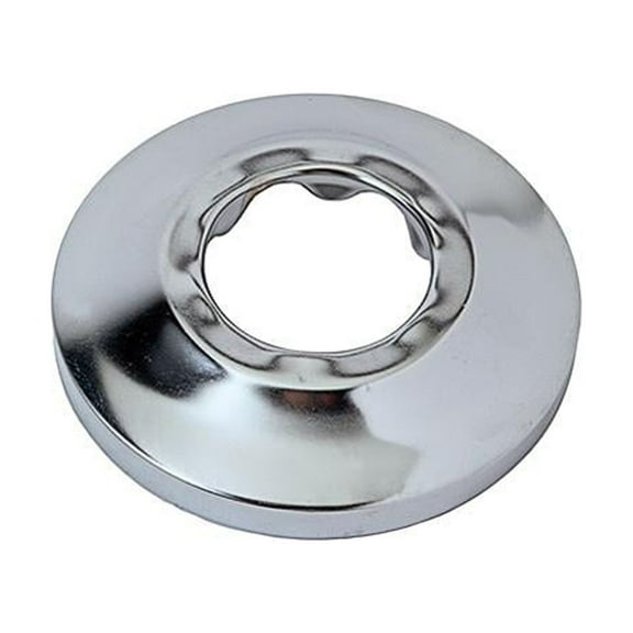 Master Plumber PS32-1 Pipe Fitting, Shallow Pipe Cover Flange Escutcheon, Chrome Plated, 3/4-In. - Quantity 5