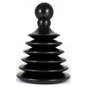 Master Plunger Mighty Tiny Plunger Designed for Bathroom/Kitchen Sinks, Perfect for RV s. Unclogs Fast & Easy Patent Pending - Black