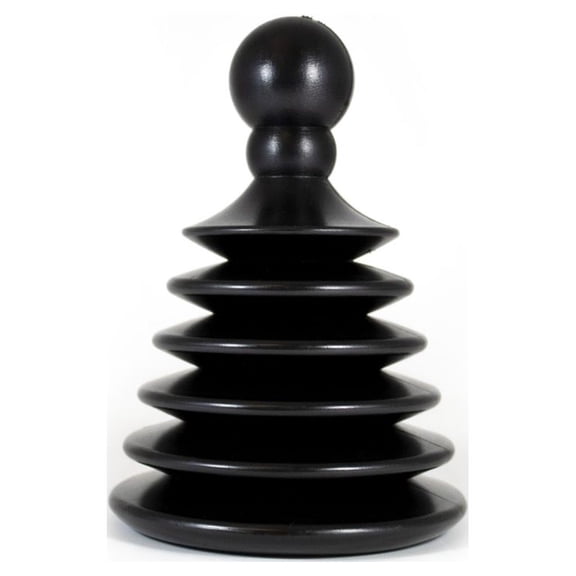 Master Plunger Mighty Tiny Plunger Designed for Bathroom/Kitchen Sinks, Perfect for RVs. Unclogs Fast & Easy (Patent Pending) - Black