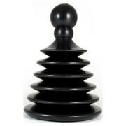 Master Plunger Mighty Tiny Plunger Designed for Bathroom/Kitchen Sinks, Perfect for RV s. Unclogs Fast & Easy Patent Pending - Black