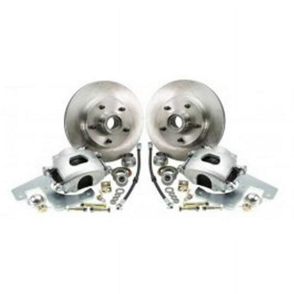Master Power Brakes DB1503B 5 x 4.75 in. Bolt Circle Legend Series Front Disc Brake Kit for 1949-1953 Ford Mainline, Customline & Crestline