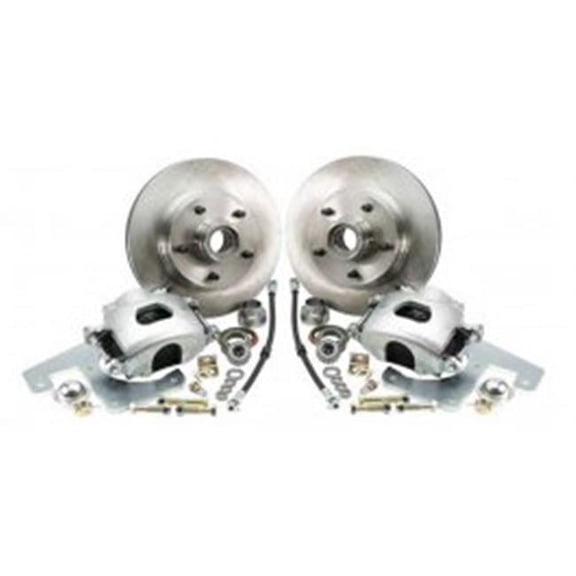Master Power Brakes DB1547B 5 x 5.5 in. Bolt Circle Legend Series Front Disc Brake Kit for 1948-1956 Ford F1 & F100 Pickup