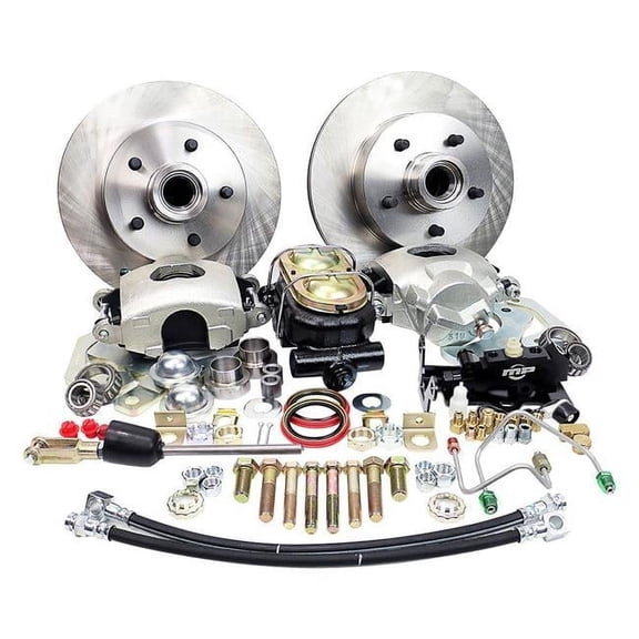 Master Power Brakes DB1705M 5.5 in. Bolt Circle Legend Series Front Disc Brake Kit for 1959-1964 Pontiac Catalina, Bonneville & Grand Prix