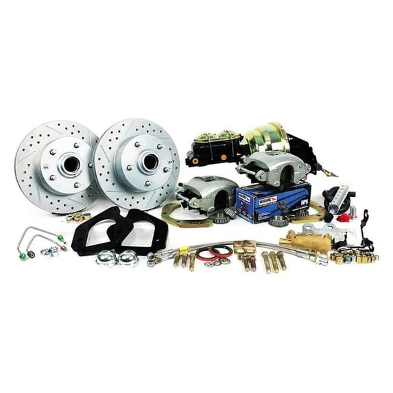 Master Power Brakes DB1741PHP Legend Series Front Disc Brake Kit for 1964-1974 Gm A, F & X-Body
