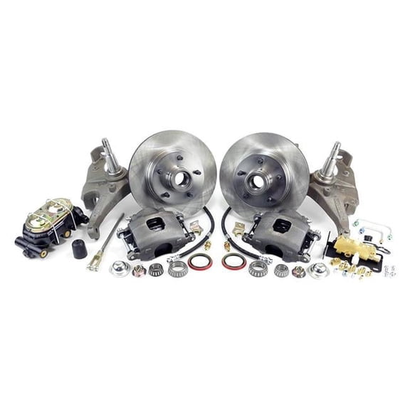 Master Power Brakes DB1754MD Legend Series Front Disc Brake Kit for 1960-1962 Chevrolet & GMC 0.5 Ton Pickup - 5 Lug 2WD