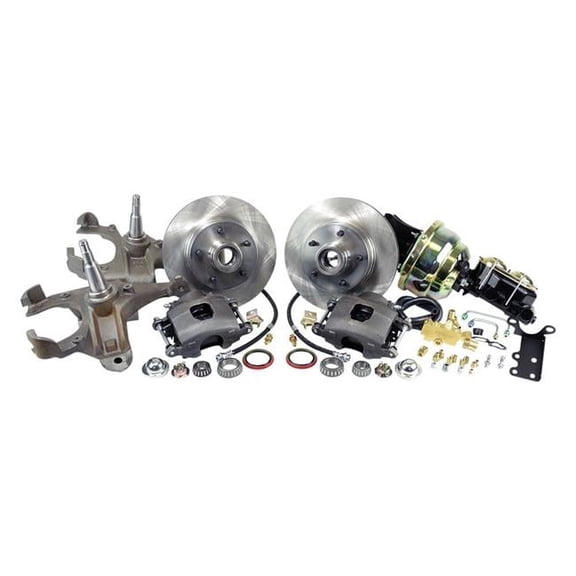 Master Power Brakes DB1755PD Legend Series Front Disc Brake Kit for 1963-1970 Chevrolet & GMC 0.5 Ton Pickup - 5 Lug 2WD