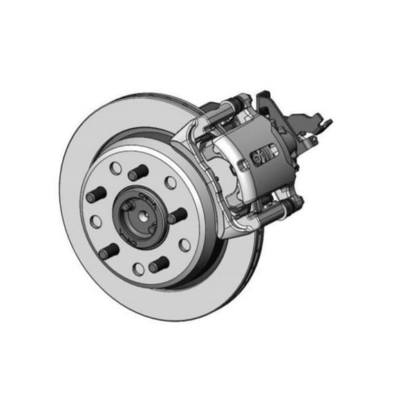 Master Power Brakes DB1797BR Legend Series Rear Disc Brake Kit for 1988-1998 Chevy & GMC C1500, 1992-2000 Tahoe & Suburban 2wd