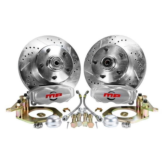 Master Power Brakes DB2720B Rallye Series Front Disc Brake Kit for 1955-1968 GM Full Size Chevrolet