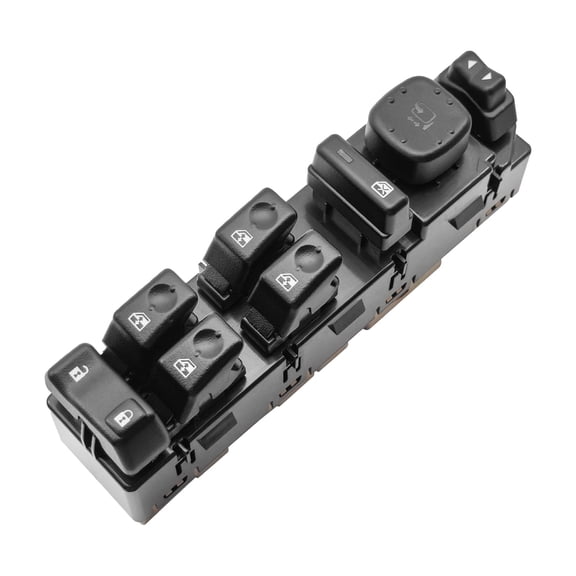 Yandian Electronic Window Switch Front Left Compatible with 2003-2007 Chevy GMC Cadillac Replaces OE 15883320 Black 12V 1 Pack