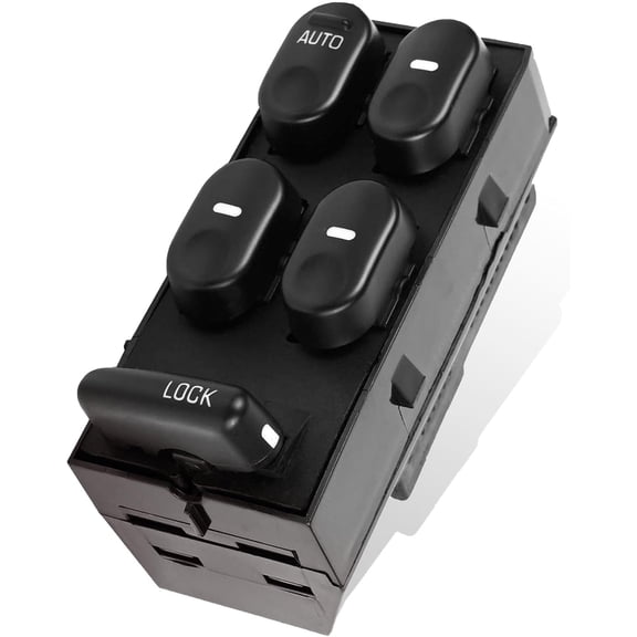 Master Power Window Switch Driver Side Compatible with Buick Century | Regal 1997 1998 1999 2000 2001 2002 2003 2004 2005, Power Window Switch Front Left Replace# 10433029 19244641