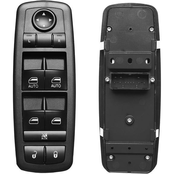 Master Power Window Switch Driver Side Front Left Door Control Button,Fits 20162022 Ram 1500 2500 3500,20112019 Dodge Charger,2011-2020 Chrysler 200 300, | Replaces 68139805AB,68139805AA,56046823AE