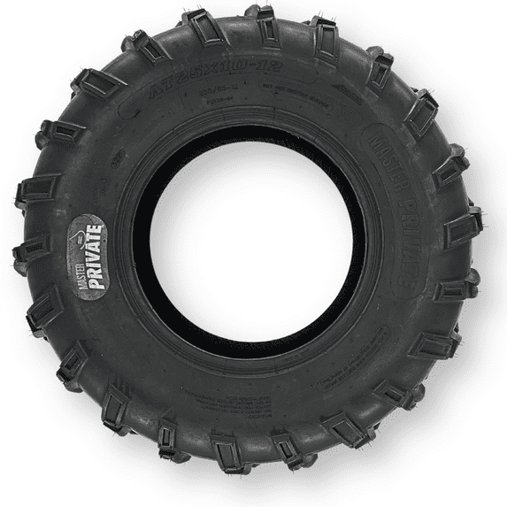 Master Private 25x10.00-12 6 Ply Tubeless