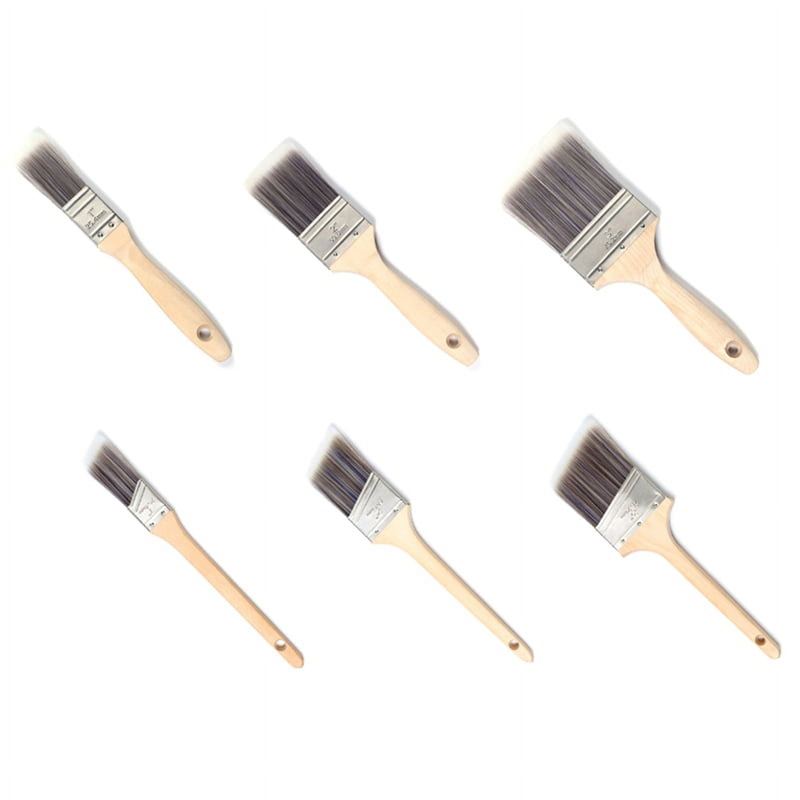 Master Pro Paint Brush Set Angled Paint Brushes for Painting Walls Wood