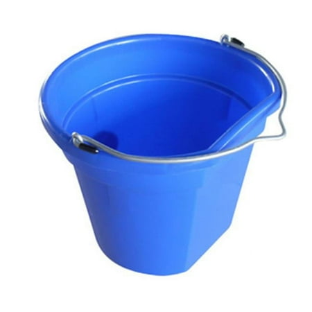 Master Rancher 20 QT Blue Flat Sided Utility Bucket Polyethylene Resin