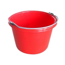 Red Rectangle Bucket Red Buckets for Household Essentials