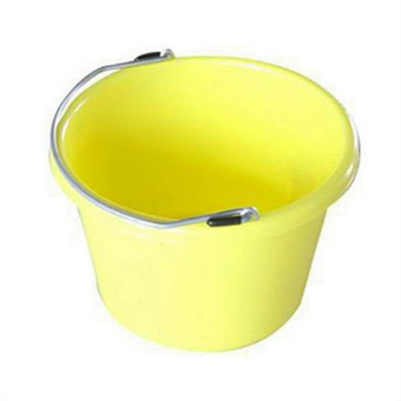 Master Rancher 8 QT Yellow Utility Bucket Polyethylene Resin For Stren