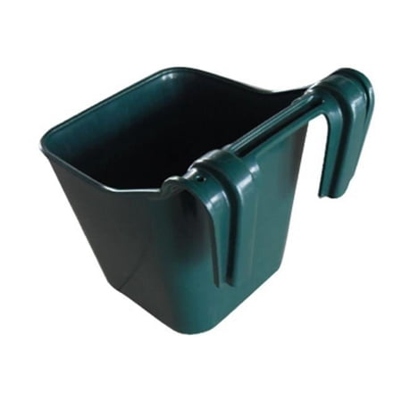 Master Rancher MR12QP/HFB-DRKGRN Feed Bucket, Green, 12-Qts. - Quantity 1