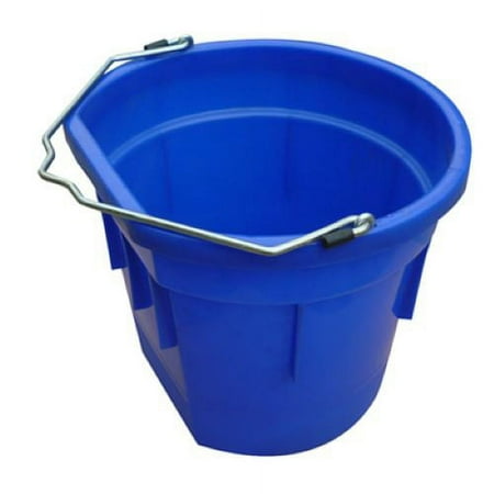 Master Rancher MR20QP/FSB-BLUE 20-Quart Blue Flat Sided Utility Bucket Pail - Quantity of 3