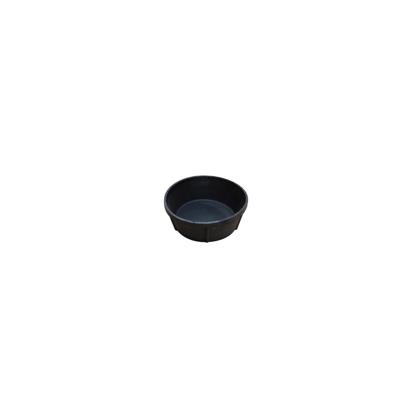 Master Rancher MR4QR/PAN-BLK Feed Pan, Rubber, 4-Qts. - Quantity 15