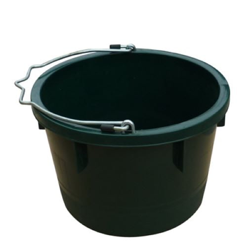 Master Rancher MR8QP/UB-DRKGRN 8-Quart Dark Green Poly Resin Farm & Ranch Utility Bucket Pail - Quantity of 10
