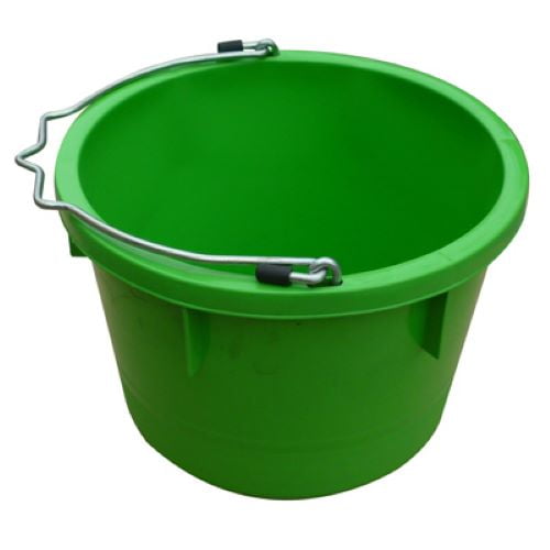 Master Rancher MR8QP/UB-LIMEGRN 8-Quart Lime Green Poly Resin Farm & Ranch Utility Bucket Pail - Quantity of 2