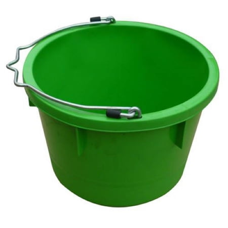 Master Rancher MR8QP/UB-LIMEGRN 8-Quart Lime Green Poly Resin Farm & Ranch Utility Bucket Pail - Quantity of 4