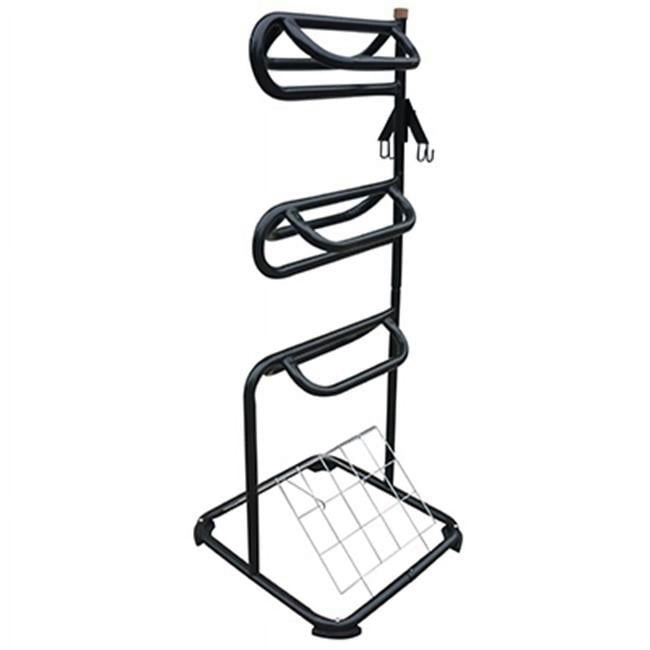 Master Rancher 3-Tier Saddle Rack, Metal Tubing, 22 lbs Top & Middle ...