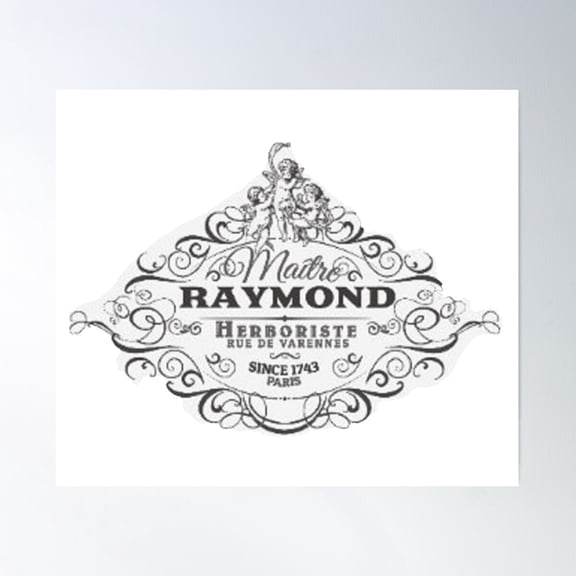 Master Raymond - Paris France - Outlander Poster Wall Art, Modern Wall Decor For Living Room Bedroom, 24x36 UNFRAMED
