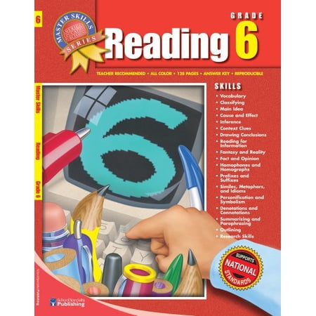 Pre-Owned Master Reading Skill Book Grade 6 (Master Skills) Paperback