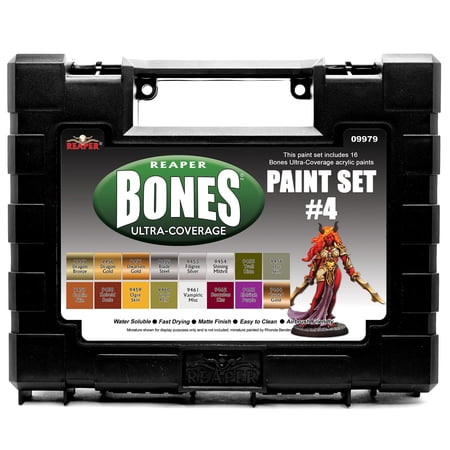 Reaper Miniatures Bones Ultra-Coverage Paint Set #4 New