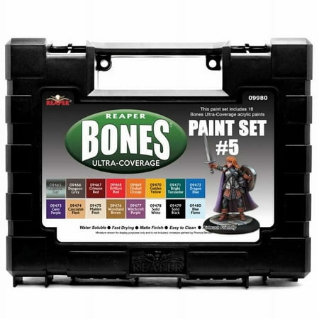 Reaper Miniatures Bones Ultra-Coverage Paint Set #5 New