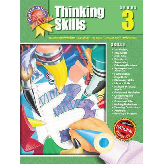 Pre-Owned Thinking Skills, Grade 3 (Master Skills Series) (Paperback) 1561890537 9781561890538