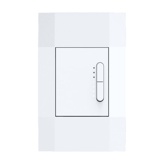 Master Smart Dimmer by Deako, 3-Way, 4-Way, Multi-Way, Rocker-Style Dimming, 2.4 GHz Wi-Fi, Remote App, Voice Control, Neutral Wire and Remote Smart Dimmer Required, White
