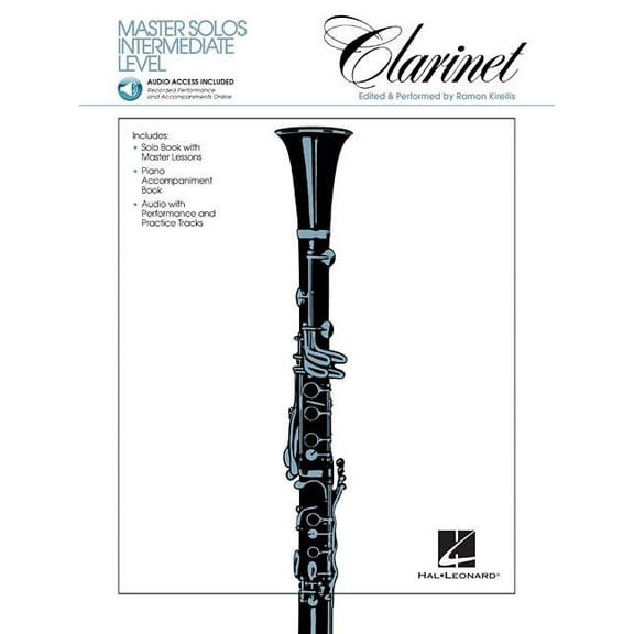 Master Solos Intermediate Level - Clarinet Book/Online Audio, (Paperback)