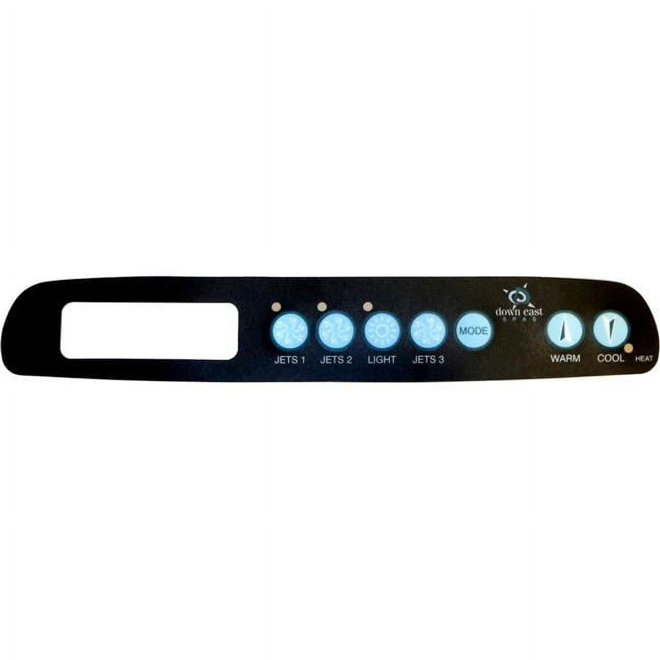 Master Spa Down East MAS480 7 Button Long LCD Jet 123 Light Mode Warm