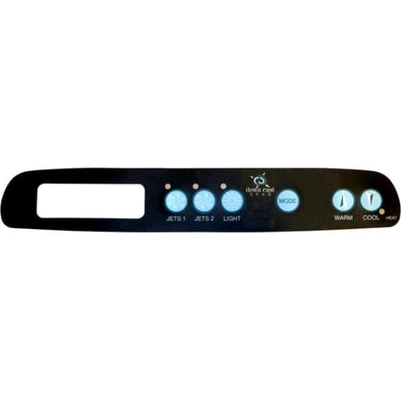 Master Spa X509010 MAS470 6 Button LCD 2-Pump Spa Side Overlay