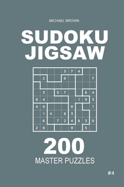 Master Sudoku Jigsaw - 200 Master Puzzles 9x9 (Volume 4), Book 4, (Paperback)