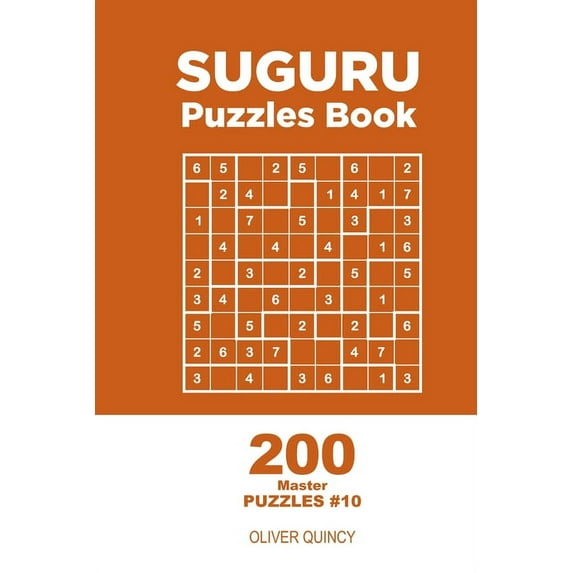 Master: Suguru - 200 Master Puzzles 9x9 (Volume 10) (Series #10) (Paperback)