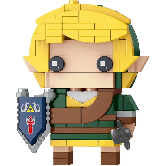 The Master Sword Building Kit with Link Action Figures Building Set, BOTW 2 in1 Micro Hyrule Building Blocks Set, Birthday Party Decorations Supplies, Gifts for Fans Kids Adults