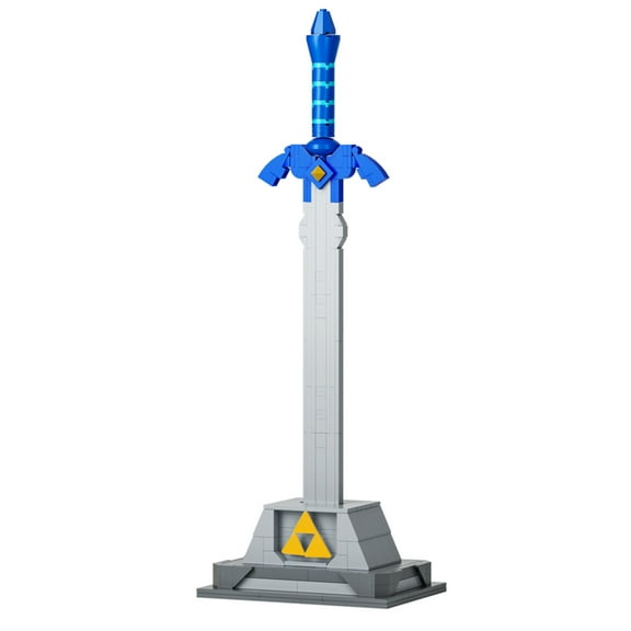 Master Sword Building Set with Luminous Tri-Force, BOTW Korok Building Toys, Detachable Home Dcor Birthday Gifts for Kids, Boys, Girls Ages 6+ (290 Pieces)