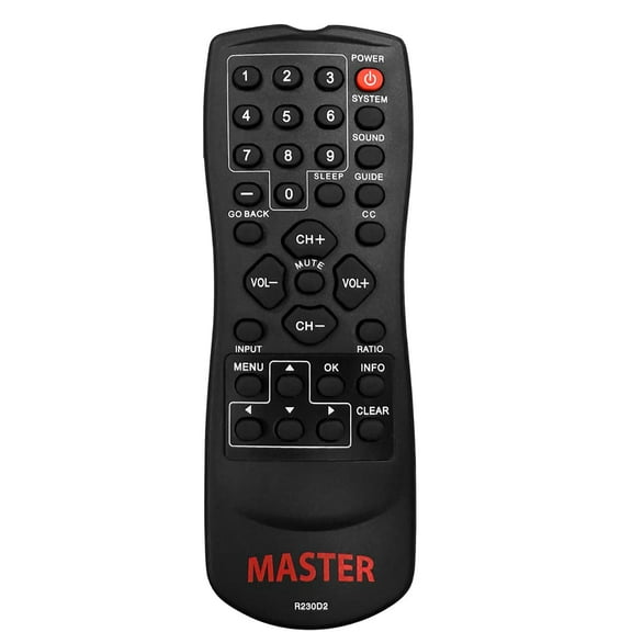 Master TV Remote for RCA + Continu.us Televisions - R230D2 CA1