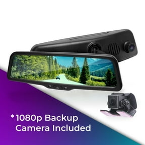 Master Tailgaters 10" IPS LCD Rear View Mirror with 1080p DVR, 140 Dash Cam, and Backup Camera Included for Complete Vehicle Monitoring- Universal Fit for All Cars