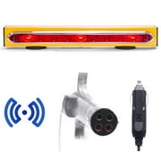 Master Tailgaters 19" Wireless Trailer Tow Light Bar - Ultra Bright LED with 4 Pin Round Transmitter