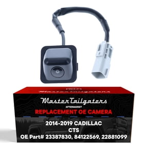 Master Tailgaters Backup Camera for Cadillac CTS Sedan w/o Surround View (2014-2016), CTS Sedan w/o Surround View w/o Video Display Mirror (2017-2019) OE Part # 23387830, 22881099, 84122569