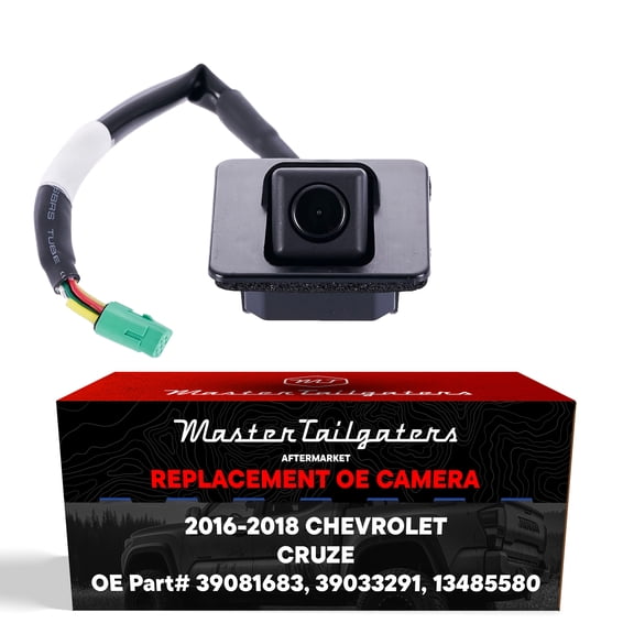 Master Tailgaters Backup Camera for Chevrolet Cruze Sedan 16-18 OE Part # 13485580/39033291/39081683