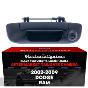 Master Tailgaters Black Tailgate Handle with Backup Camera for Dodge Ram (2002-2009)